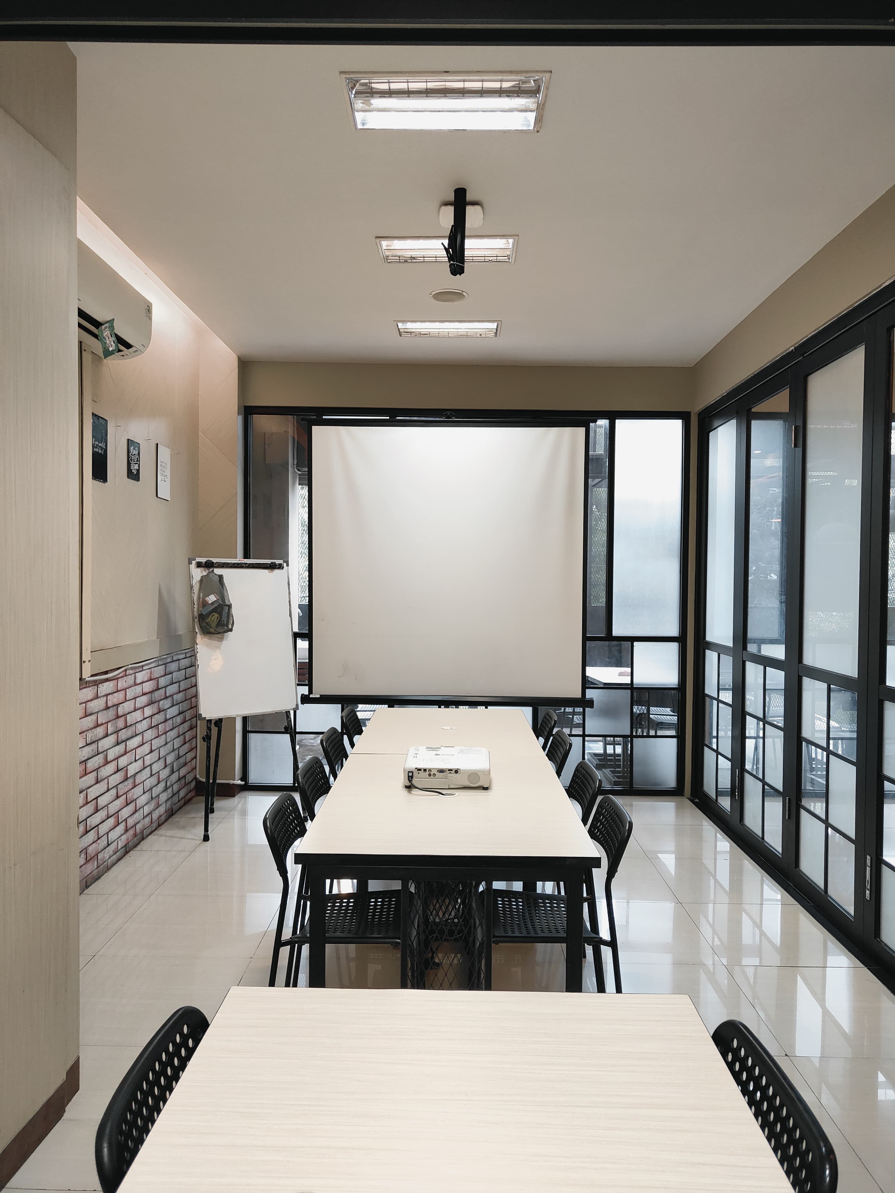 Workspace with laptop
